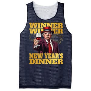 Trump Winner New YearS Dinner Funny Trump Drinking Wine Mesh Reversible Basketball Jersey Tank