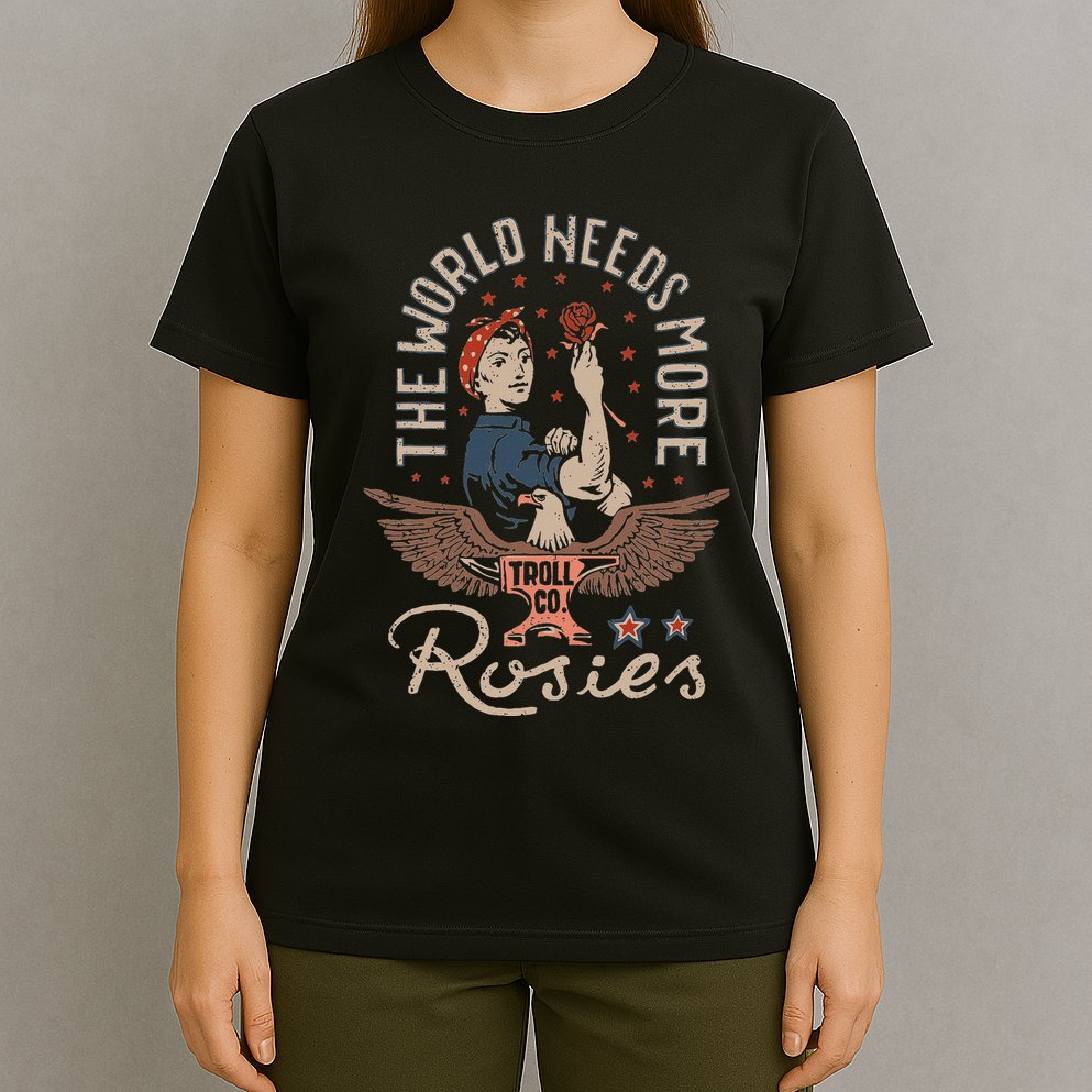 The World Needs More Rosies Funny Design T-Shirt