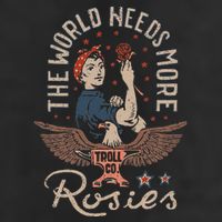 The World Needs More Rosies Funny Design 25L Jumbo Tote