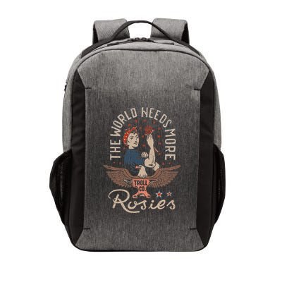 The World Needs More Rosies Funny Design Vector Backpack