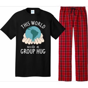 This World Needs A Group Hug International World Peace Day Gift Pajama Set