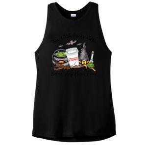 This Witch Needs Coffee Before Any Hocus Pocus Ladies PosiCharge Tri-Blend Wicking Tank