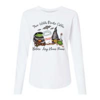 This Witch Needs Coffee Before Any Hocus Pocus Womens Cotton Relaxed Long Sleeve T-Shirt