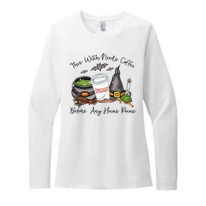 This Witch Needs Coffee Before Any Hocus Pocus Womens CVC Long Sleeve Shirt