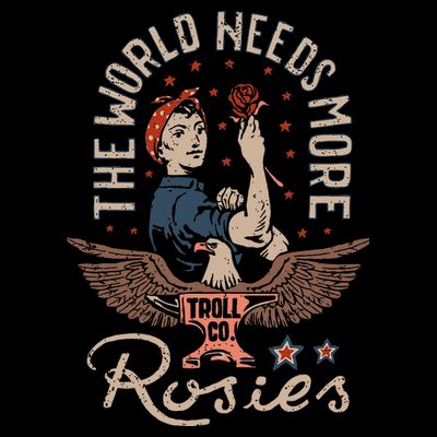 The World Needs More Rosies Funny Design T-Shirt