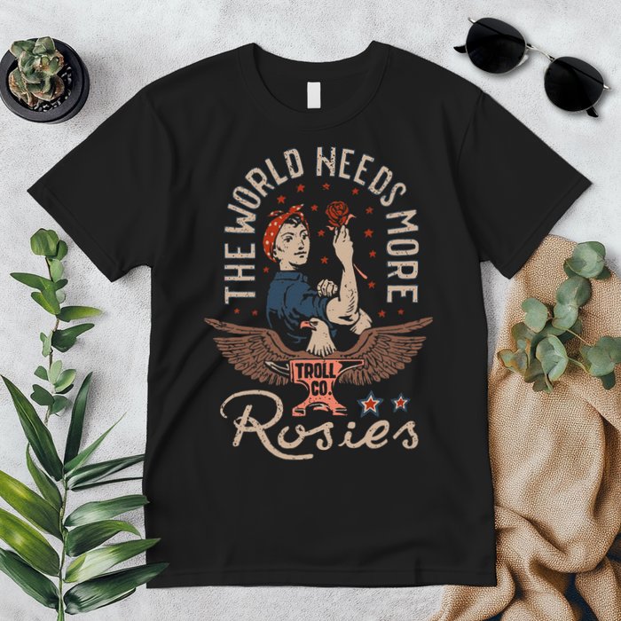 The World Needs More Rosies Funny Design Premium T-Shirt