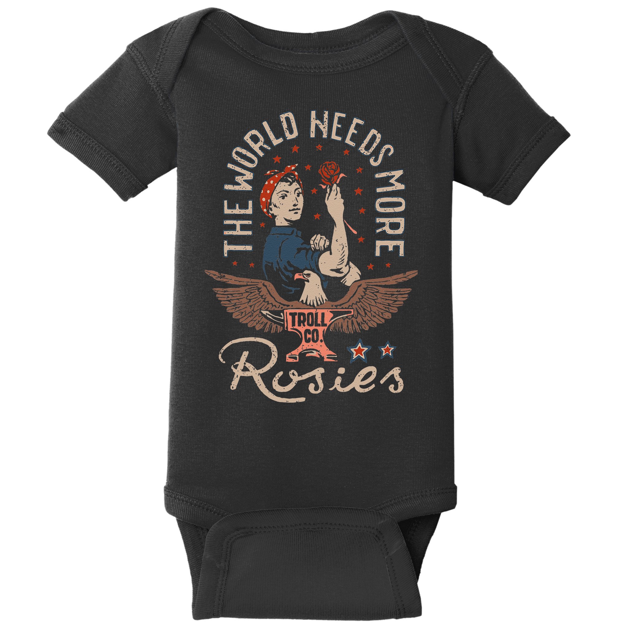 The World Needs More Rosies Funny Design Baby Bodysuit