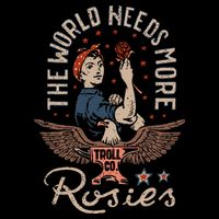 The World Needs More Rosies Funny Design Baby Bodysuit