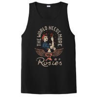 The World Needs More Rosies Funny Design PosiCharge Competitor Tank