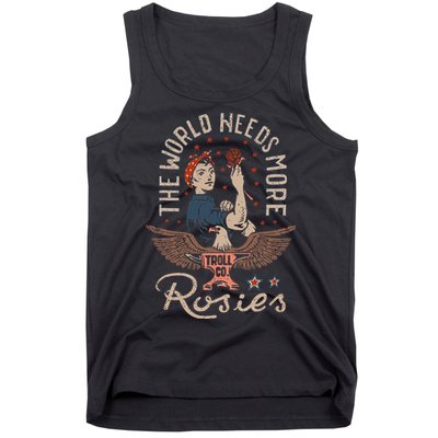The World Needs More Rosies Funny Design Tank Top