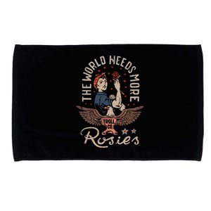 The World Needs More Rosies Funny Design Microfiber Hand Towel