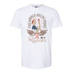 The World Needs More Rosies Funny Design Softstyle CVC T-Shirt