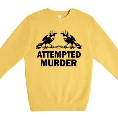 Two Crows Attempted Murder Premium Crewneck Sweatshirt