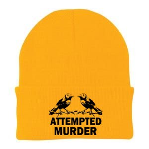 Two Crows Attempted Murder Knit Cap Winter Beanie