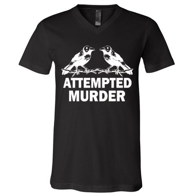 Two Crows Attempted Murder V-Neck T-Shirt