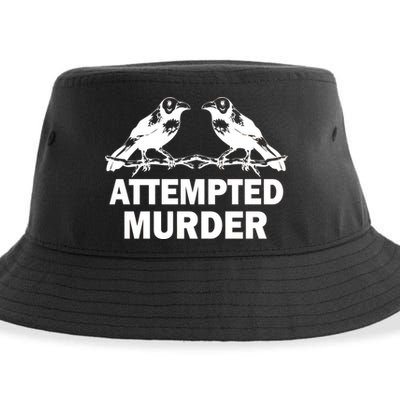 Two Crows Attempted Murder Sustainable Bucket Hat