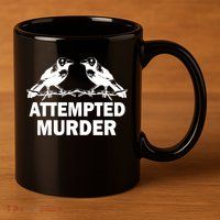 Two Crows Attempted Murder 11oz C Handle Ceramic Mug