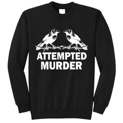 Two Crows Attempted Murder Tall Sweatshirt