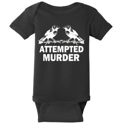 Two Crows Attempted Murder Baby Bodysuit