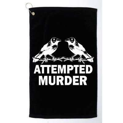 Two Crows Attempted Murder Golf Towel