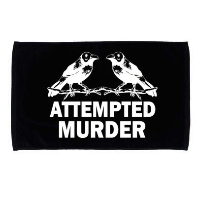 Two Crows Attempted Murder Microfiber Hand Towel