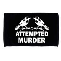 Two Crows Attempted Murder Microfiber Hand Towel