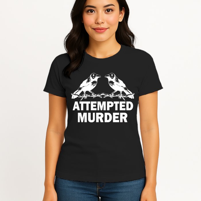 Two Crows Attempted Murder Womens T-Shirt