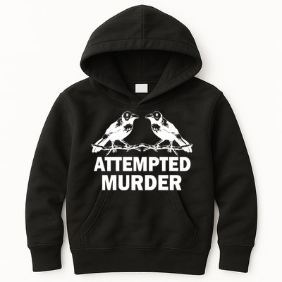 Two Crows Attempted Murder Kids Hoodie