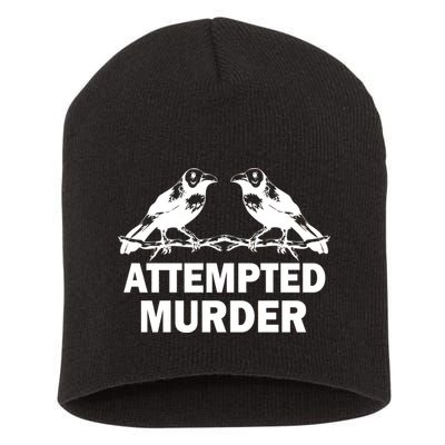 Two Crows Attempted Murder Short Acrylic Beanie