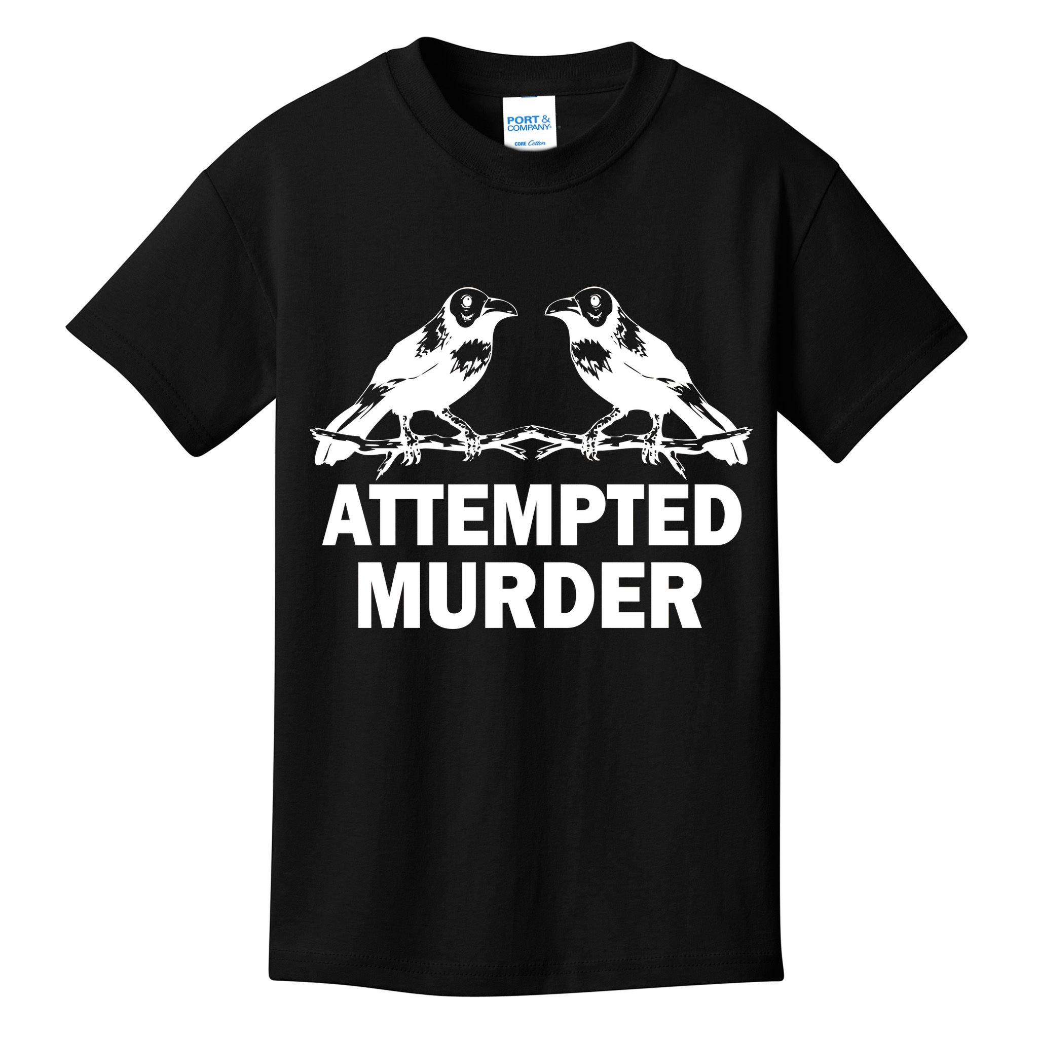 Two Crows Attempted Murder Kids T-Shirt