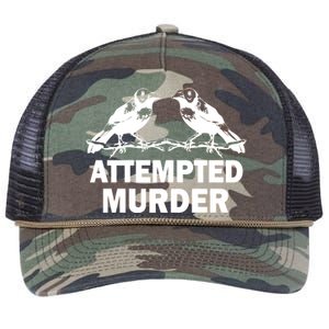 Two Crows Attempted Murder Retro Rope Trucker Hat Cap