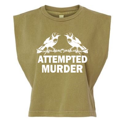 Two Crows Attempted Murder Garment-Dyed Women's Muscle Tee