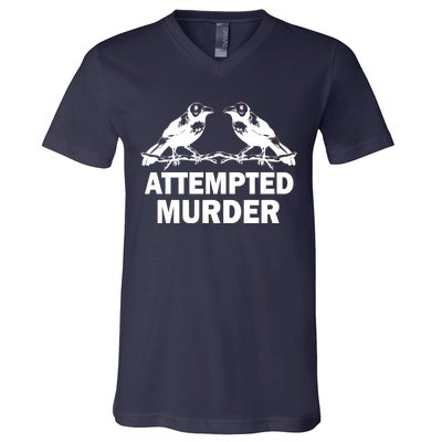 Two Crows Attempted Murder V-Neck T-Shirt