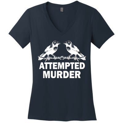 Two Crows Attempted Murder Women's V-Neck T-Shirt