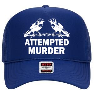 Two Crows Attempted Murder High Crown Mesh Back Trucker Hat