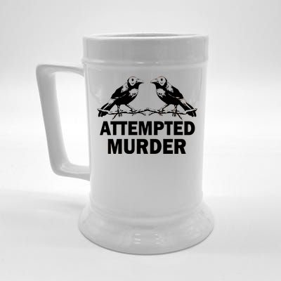 Two Crows Attempted Murder Beer Stein