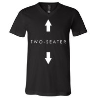 Two-Seater Arrow Classic Logo V-Neck T-Shirt