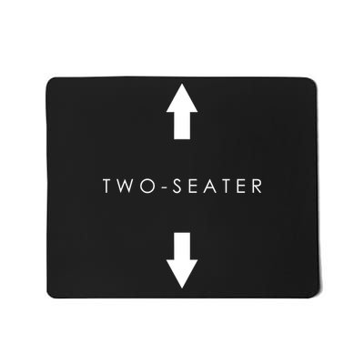 Two-Seater Arrow Classic Logo Mousepad