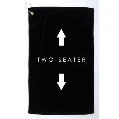 Two-Seater Arrow Classic Logo Platinum Collection Golf Towel