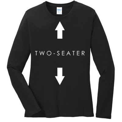 Two-Seater Arrow Classic Logo Ladies Long Sleeve Shirt