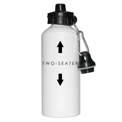 Two-Seater Arrow Classic Logo Aluminum Water Bottle