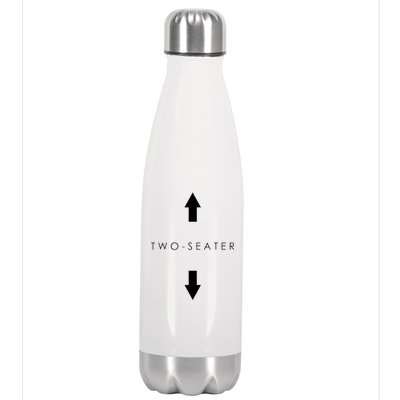 Two-Seater Arrow Classic Logo Stainless Steel Insulated Water Bottle