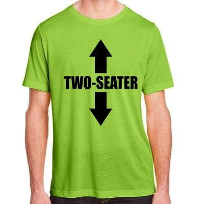 Two Seater Arrow Funny Adult ChromaSoft Performance T-Shirt