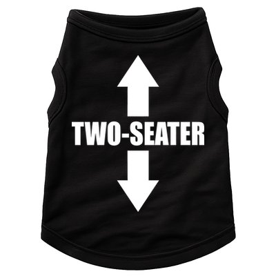 Two Seater Arrow Funny Doggie Tank