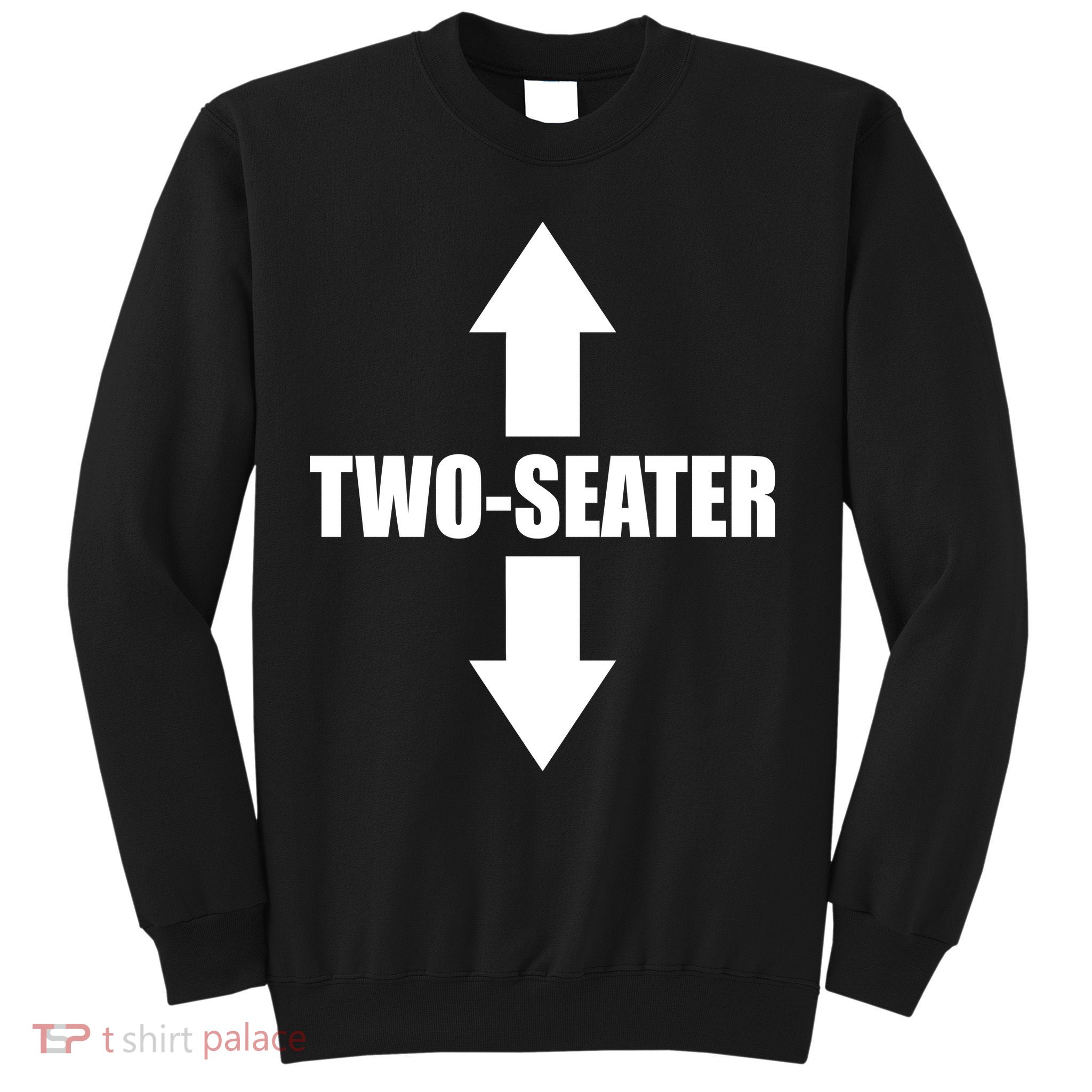 Two Seater Arrow Funny Sweatshirt