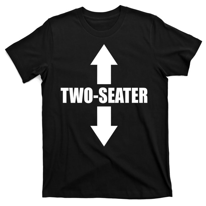 Two Seater Arrow Funny T-Shirt