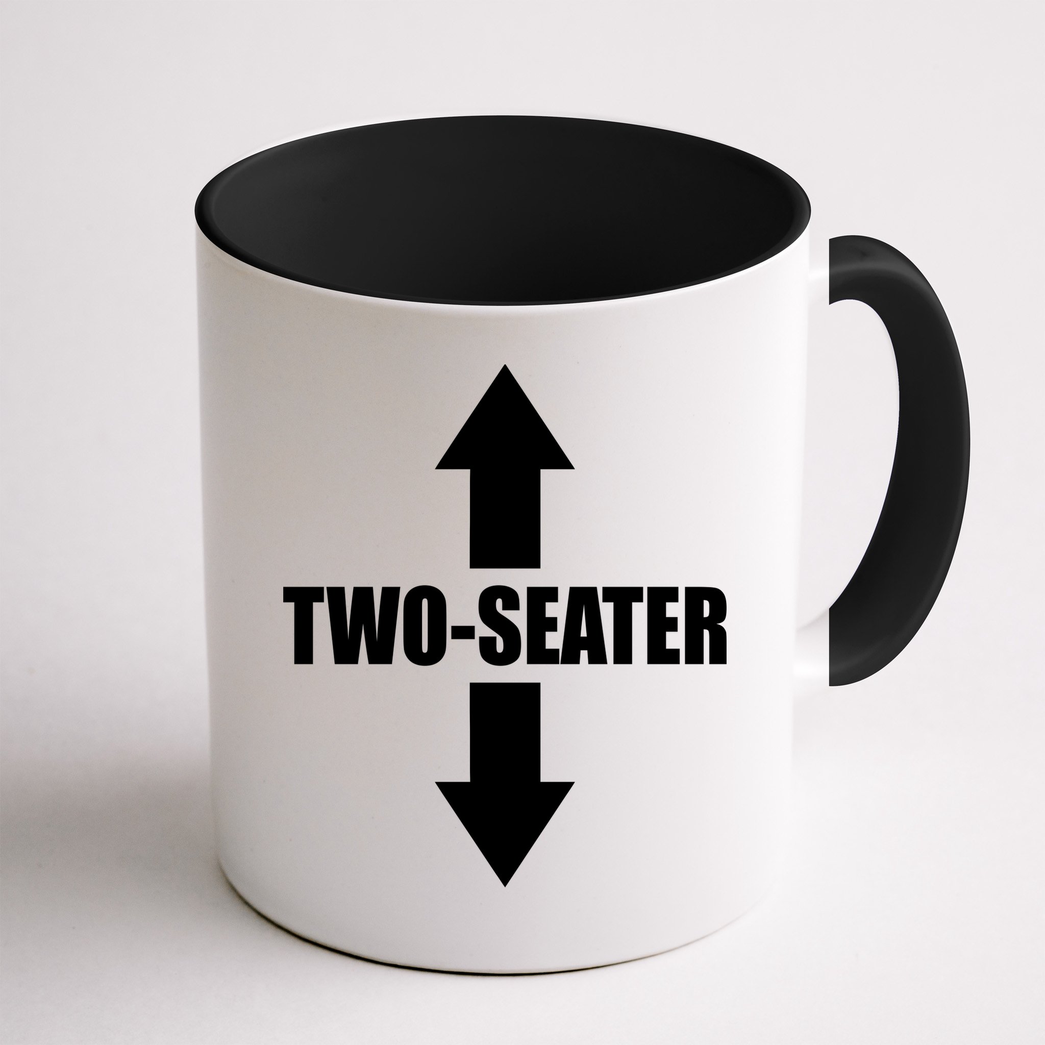 Two Seater Arrow Funny Mug