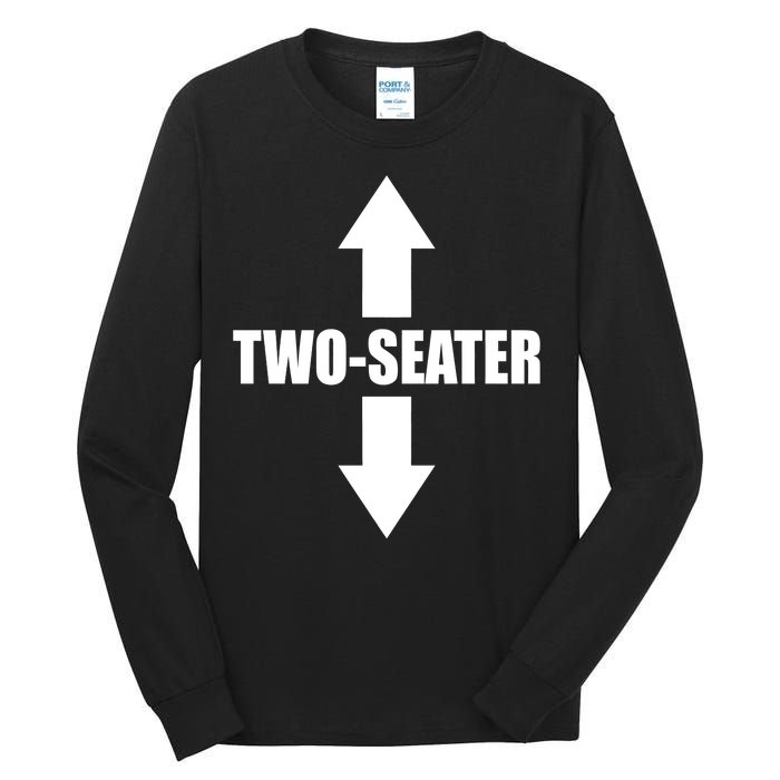 Two Seater Arrow Funny Tall Long Sleeve T-Shirt