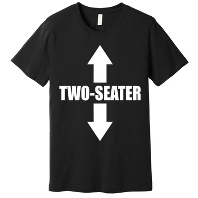 Two Seater Arrow Funny Premium T-Shirt