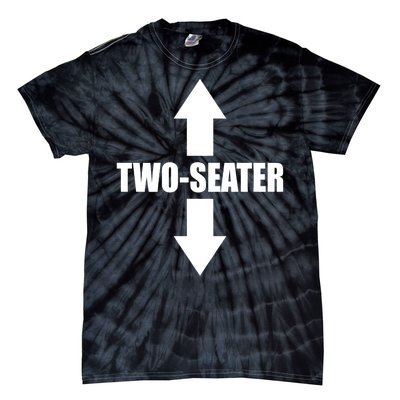 Two Seater Arrow Funny Tie-Dye T-Shirt